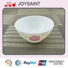 Hot Sale Oval Verre Rice Bowl pour promotionnel